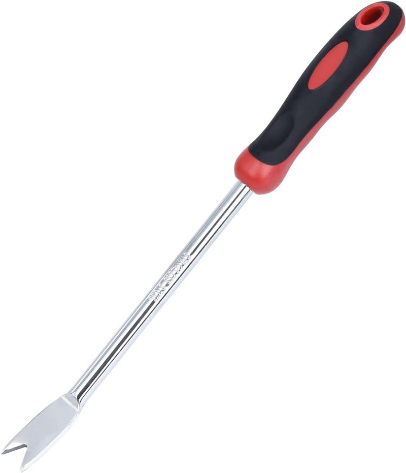 KLDOLLAR Weed Puller Tool, Dandelion Weeder Puller Tool with Soft Handle, Two-Pronged Fork Weed Remover Tool for Easy Weed Removal, Stainless Steel Garden Weeder Tool for Lawn Farmland Gardening Tools - Image 1